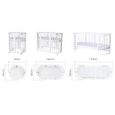 Βρεφικό Κρεβατάκι Smart Bed 9 σε 1 Λευκό Oval Ingvart Βρεφικό Κρεβατάκι Smart Bed 9 σε 1 Λευκό Oval Ingvart
