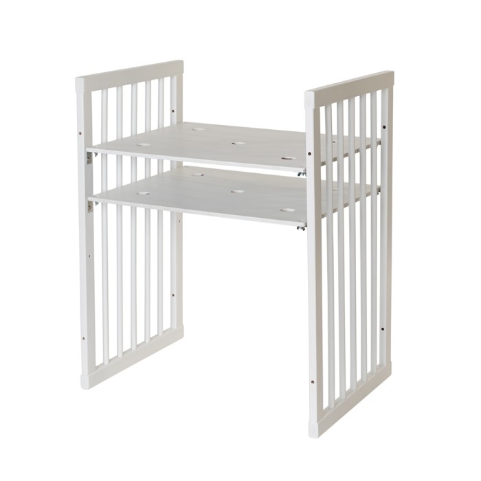 Βρεφικό Κρεβατάκι Smart Bed 9 σε 1 Λευκό Round Ingvart