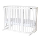 Βρεφικό Κρεβατάκι Smart Bed 9 σε 1 Λευκό Oval Ingvart Βρεφικό Κρεβατάκι Smart Bed 9 σε 1 Λευκό Oval Ingvart
