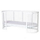 Βρεφικό Κρεβατάκι Smart Bed 9 σε 1 Λευκό Round Ingvart