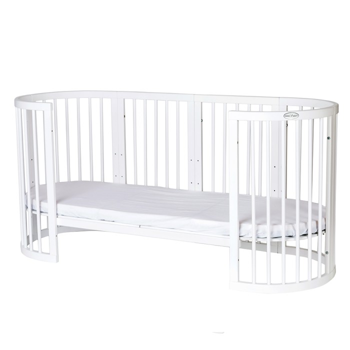 Βρεφικό Κρεβατάκι Smart Bed 9 σε 1 Λευκό Round Ingvart