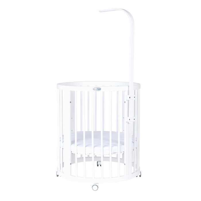 Βρεφικό Κρεβατάκι Smart Bed 9 σε 1 Λευκό Round Ingvart