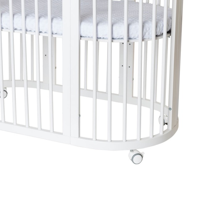 Βρεφικό Κρεβατάκι Smart Bed 9 σε 1 Λευκό Oval Ingvart Βρεφικό Κρεβατάκι Smart Bed 9 σε 1 Λευκό Oval Ingvart