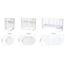 Βρεφικό Κρεβατάκι Smart Bed 9 σε 1 Λευκό Round Ingvart