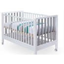 Βρεφικό Κρεβάτι  Astrid Bianco - Grigio Pali