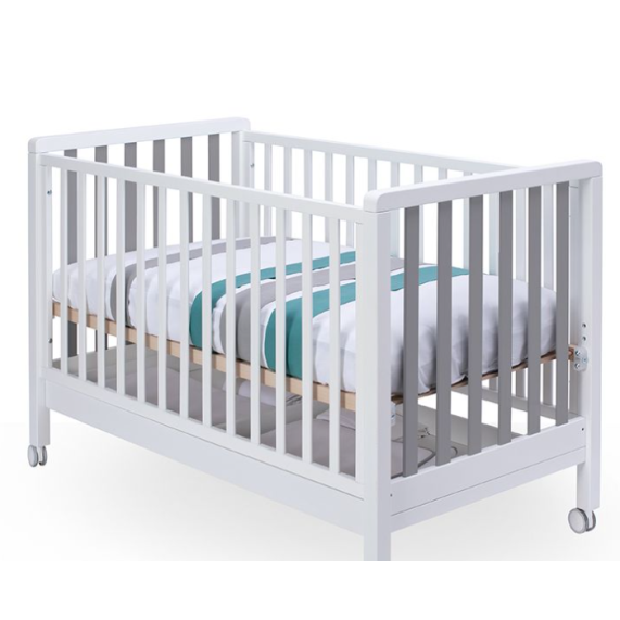 Βρεφικό Κρεβάτι  Astrid Bianco - Grigio Pali