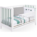 Βρεφικό Κρεβάτι  Astrid Bianco - Grigio Pali