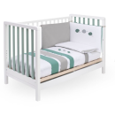 Βρεφικό Κρεβάτι  Astrid Bianco - Grigio Pali