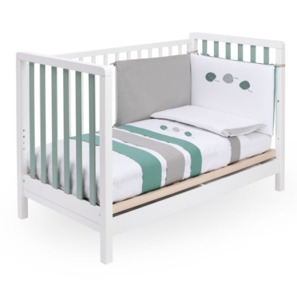 Βρεφικό Κρεβάτι  Astrid Bianco - Naturale Pali