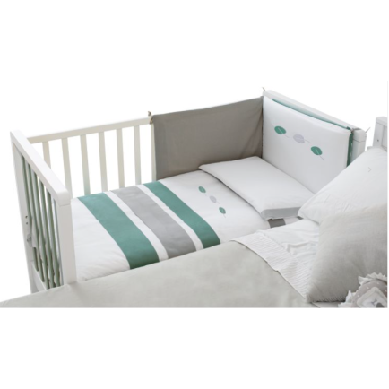 Βρεφικό Κρεβάτι  Astrid Bianco - Naturale Pali