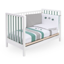 Βρεφικό Κρεβάτι  Astrid Bianco - Verde Pali