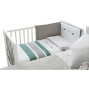 Βρεφικό Κρεβάτι  Astrid Bianco - Verde Pali