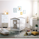 Βρεφικό κρεβάτι  Lillo B Bianco - Tortora PALI