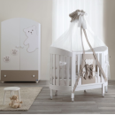 Βρεφικό κρεβάτι  Lillo B Ovale Bianco PALI