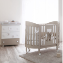 Βρεφικό κρεβάτι  Lillo B Ovale Tortora PALI