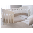 Βρεφικό κρεβάτι  Lillo B Ovale Tortora PALI