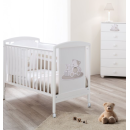 Βρεφικό κρεβάτι Lulu Bianco/Tortora Pali