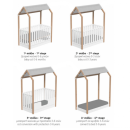 Βρεφικό Κρεβάτι Μετατρεπόμενο Τύπου Μοντεσσόρι La Maison Casababy Βρεφικό Κρεβάτι Μετατρεπόμενο Τύπου Μοντεσσόρι La Maison Casababy