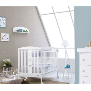 Βρεφικό Κρεβάτι Pali Birillo Λευκό