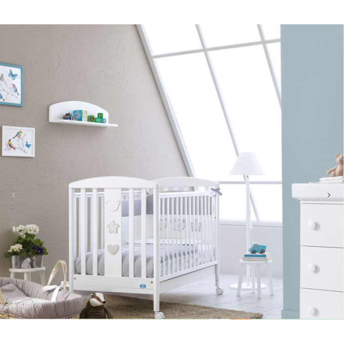 Βρεφικό Κρεβάτι Pali Birillo Λευκό