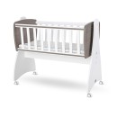 Βρεφικό Ξύλινο Λίκνο First Dreams White/Coffee Lorelli