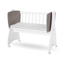 Βρεφικό Ξύλινο Λίκνο First Dreams White/Coffee Lorelli