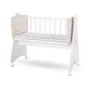 Βρεφικό Ξύλινο Λίκνο First Dreams White/ Light Oak New Lorelli
