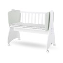 Βρεφικό Ξύλινο Λίκνο First Dreams White/ Minlky Green New Lorelli