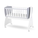 Βρεφικό Ξύλινο Λίκνο First Dreams White/ Stone Grey New Lorelli