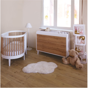 Βρεφικό Λίκνο + Κρεβάτι LAB03 White - Biscuit PALI