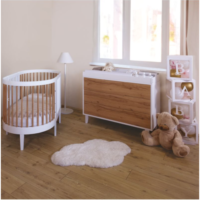 Βρεφικό Λίκνο + Κρεβάτι LAB03 White - Biscuit PALI