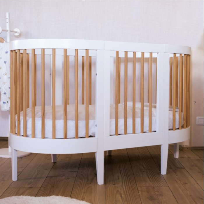 Βρεφικό Λίκνο + Κρεβάτι LAB03 White - Biscuit PALI