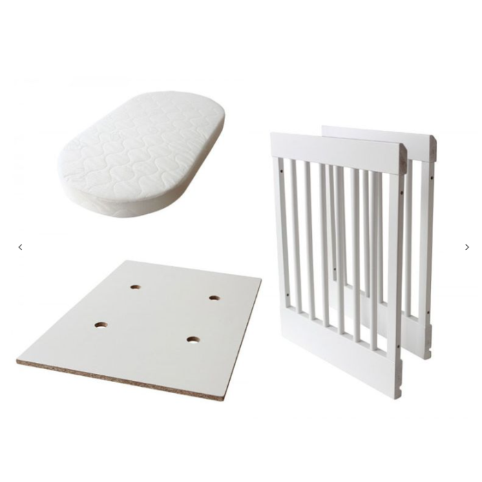 Βρεφικό Λίκνο + Κρεβάτι LAB03 White - Biscuit PALI