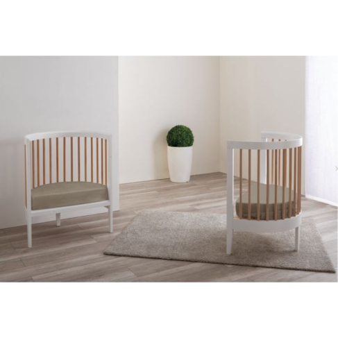Βρεφικό Λίκνο + Κρεβάτι LAB03 White - Biscuit PALI
