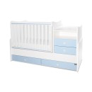 Βρεφικό Πολυμορφικό Κρεβατάκι Combo White/Baby Blue Lorelli Βρεφικό Πολυμορφικό Κρεβατάκι Combo White/Baby Blue Lorelli