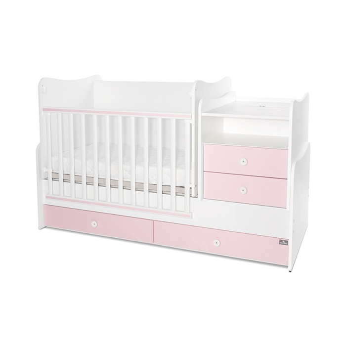 Βρεφικό Πολυμορφικό Κρεβατάκι Combo White/Orchid Pink Lorelli Βρεφικό Πολυμορφικό Κρεβατάκι Combo White/Orchid Pink Lorelli