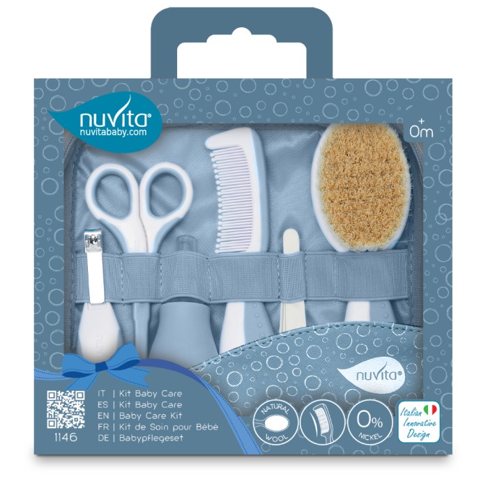 Βρεφικό Σετ Περιποίησης Powder Blue 1146 Nuvita