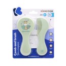 Βρεφικό Σετ Βούρτσα και Χτένα από Φυσική Τρίχα Savanna Mint Kikka Boo