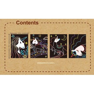 Χειροτεχνίες Scratch Magic Unicorn Head Avenir Χειροτεχνίες Scratch Magic Unicorn Head Avenir