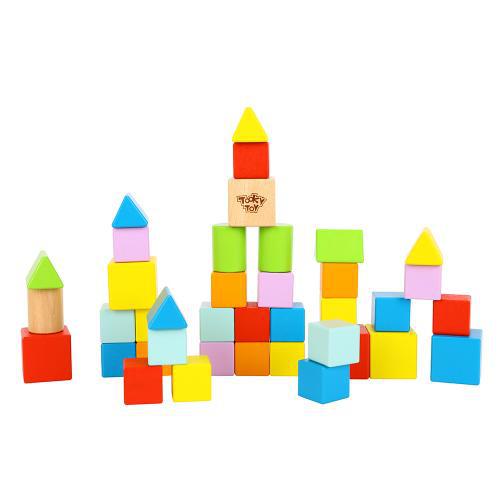 Ξύλινα Τουβλάκια TL799 Tooky Toys 39τμχ