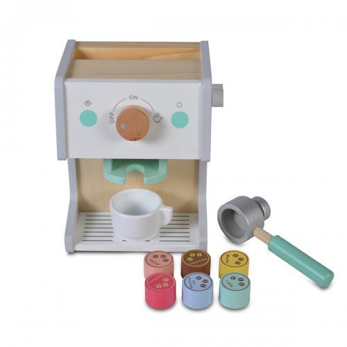 Ξύλινη Καφετιέρα με Κάψουλες Moni Toys