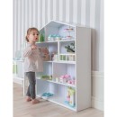 Ξύλινη Βιβλιοθήκη Κουκλόσπιτο Γκρι Jabadabado Ξύλινη Βιβλιοθήκη Κουκλόσπιτο Γκρι Jabadabado