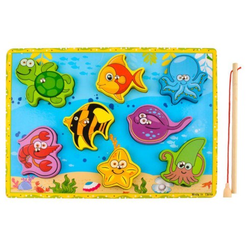 Ξύλινο Εκπαιδευτικό Παιχνίδι Ψαρέματος Ξύλινο Εκπαιδευτικό Παιχνίδι Ψαρέματος