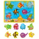 Ξύλινο Εκπαιδευτικό Παιχνίδι Ψαρέματος Ξύλινο Εκπαιδευτικό Παιχνίδι Ψαρέματος