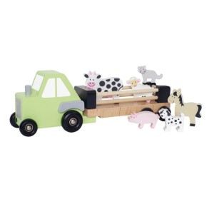 Ξύλινο Φορτηγάκι Μεταφοράς Ζώων Jabadabado