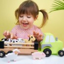 Ξύλινο Φορτηγάκι Μεταφοράς Ζώων Jabadabado Ξύλινο Φορτηγάκι Μεταφοράς Ζώων Jabadabado