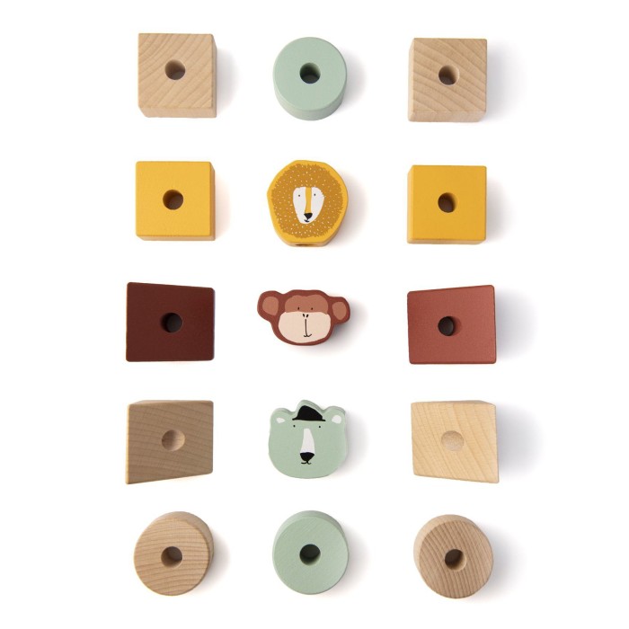 Ξύλινο Παιχνίδι Στοίβαξης Με Ζωάκια Trixie Ξύλινο Παιχνίδι Στοίβαξης Με Ζωάκια Trixie