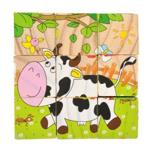 Ξύλινο Παζλ Κύβων 6157