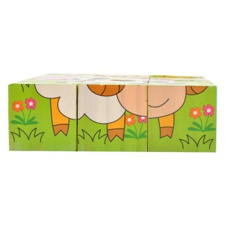 Ξύλινο Παζλ Κύβων 6157 Ξύλινο Παζλ Κύβων 6157