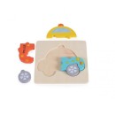 Ξύλινο Πάζλ Αστυνομικό Αυτοκίνητο 033 Moni